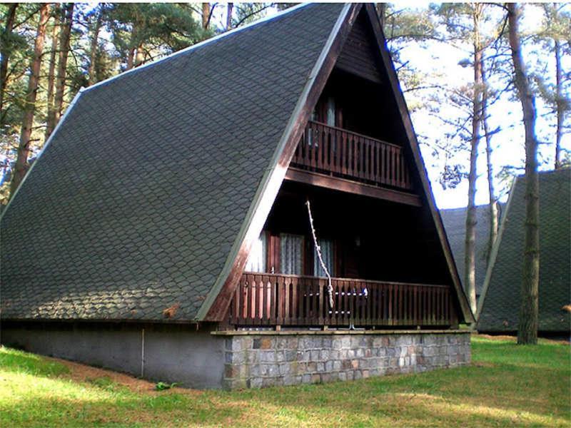 Finnhaussiedlung Am Garder See Lohmen  エクステリア 写真